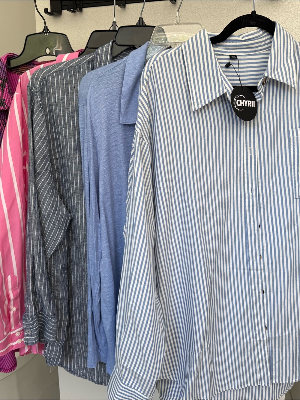 Women’s Stripe Button-Up Shirt Bundle